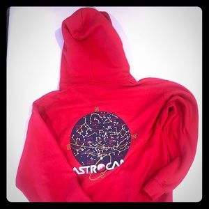 Astrocamp red long sleeved sweater